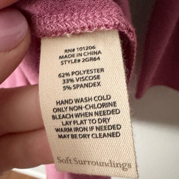 Soft Surroundings B’call Knit Oversized Cowl Neck Tunic Sweater Women's Large - Picture 7 of 10